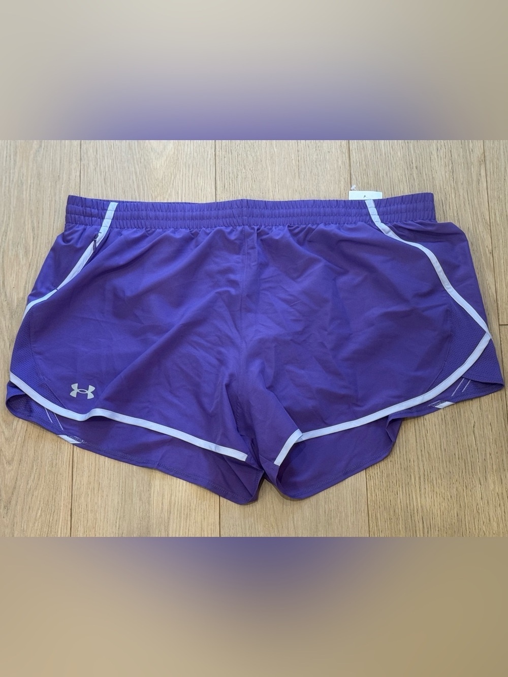 NWT Under Armour Purple Running Shorts Women’s 2XL Workout Athletic Sport